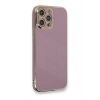 Durukar®  iPhone 12 Pro Max Kılıf Volet Silikon - Mor