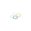 Mey İthalat®  iPhone 12 Renkli Kamera Lens Koruma Cam - Sarı-Mavi