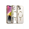 Durukar®  iPhone 13 Kılıf Kross Magneticsafe Kapak - Gold