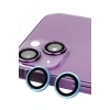 Mey İthalat®  iPhone 13 Mini Raze Metal Kamera Lens - Mavi