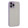 Durukar®  iPhone 13 Pro Kılıf Montreal Silikon Kapak - Mor