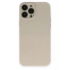 Durukar®  iPhone 13 Pro Kılıf Nano içi Kadife Silikon - Bej