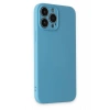 Durukar®  iPhone 13 Pro Kılıf Nano içi Kadife Silikon - Mavi