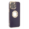 Durukar®  iPhone 13 Pro Kılıf Store Silikon - Derin Mor
