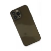 Mey İthalat®  iPhone 13 Pro Max Kılıf Fly Lens Silikon - Siyah