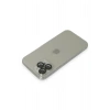 Mey İthalat®  iPhone 13 Pro Max Kılıf Luko Lens Silikon - Yeşil