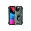 Durukar®  iPhone 13 Pro Max Kılıf Sofya Yüzüklü Silikon Kapak - Yeşil