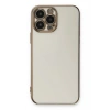 Durukar®  iPhone 13 Pro Max Kılıf Volet Silikon - Beyaz