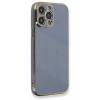 Durukar®  iPhone 13 Pro Max Kılıf Volet Silikon - Mavi