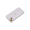 Mey İthalat®  iPhone 13 Renkli Kamera Lens Koruma Cam - Turuncu-Yeşil