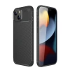 Durukar®  iPhone 14 Kılıf Auto Focus Karbon Kapak - Siyah