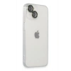 Mey İthalat®  iPhone 14 Kılıf Luko Lens Silikon - Yeşil