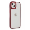 Durukar®  iPhone 14 Plus Kılıf Dora Kapak - Kırmızı