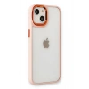 Mey İthalat®  iPhone 14 Plus Kılıf Dora Kapak - Pudra