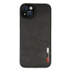 Mey İthalat®  iPhone 14 Plus Kılıf Loop Deri Silikon - Siyah
