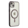 Durukar®  iPhone 14 Plus Kılıf Magneticsafe Lazer Silikon - Siyah