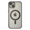 Durukar®  iPhone 14 Plus Kılıf Magneticsafe Lazer Silikon - Siyah