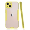 Durukar®  iPhone 14 Plus Kılıf Platin Silikon - Sarı