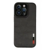 Durukar®  iPhone 14 Pro Kılıf Loop Deri Silikon - Siyah