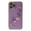 Mey İthalat®  iPhone 14 Pro Max Kılıf Esila Silikon - Mor