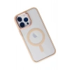 Durukar®  iPhone 14 Pro Max Kılıf Room Magneticsafe Silikon - Pudra