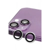 Mey İthalat®  iPhone 14 Raze Metal Kamera Lens - Gümüş