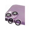 Mey İthalat®  iPhone 14 Raze Metal Kamera Lens - Mor
