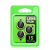 Mey İthalat®  iPhone 15 Pro Max Raze Metal Kamera Lens - Lacivert