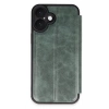 Durukar®  iPhone 16 Plus Kılıf Flip Cover - Koyu Yeşil