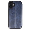 Durukar®  iPhone 16 Plus Kılıf Flip Cover - Lacivert