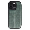 Durukar®  iPhone 16 Pro Kılıf Flip Cover - Koyu Yeşil