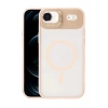 Durukar®   iPhone 17 Air Remim Lensli Magsafe Standlı Kapak - Pembe