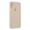 Durukar®  iPhone X Kılıf Montreal Silikon Kapak - Pembe