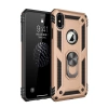 Durukar®  iPhone X Kılıf Sofya Yüzüklü Silikon Kapak - Gold
