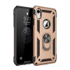 Durukar®  iPhone XR Kılıf Sofya Yüzüklü Silikon Kapak - Gold