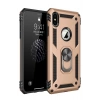 Durukar®  iPhone XS Max Kılıf Sofya Yüzüklü Silikon Kapak - Gold