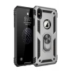 Durukar®  iPhone XS Max Kılıf Sofya Yüzüklü Silikon Kapak - Gümüş