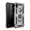 Durukar®  iPhone XS Max Kılıf Sofya Yüzüklü Silikon Kapak - Gümüş