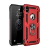 Durukar®  iPhone XS Max Kılıf Sofya Yüzüklü Silikon Kapak - Kırmızı