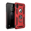 Durukar®  iPhone XS Max Kılıf Sofya Yüzüklü Silikon Kapak - Kırmızı