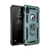 Durukar®  iPhone XS Max Kılıf Sofya Yüzüklü Silikon Kapak - Yeşil
