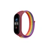Durukar®   Mi Band 4 Hasırlı Cırtcırtlı Kordon - Gökkuşağı