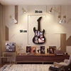 Durukar® Modern Rock Serisi: Siyah Lazer Kesim Gitar Figürlü Çoklu Anı Çerçevesi