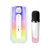 Durukar®  Pluse 7 Mikrofonlu RGB Kablosuz Hoparlör - Beyaz
