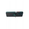 Durukar®  Realme C53 Kılıf Montreal Yüzüklü Silikon Kapak - Yeşil