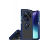 Durukar®  Realme C75 4G Kılıf Montreal Yüzüklü Silikon Kapak - Lacivert