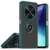 Durukar®  Realme C75 4G Kılıf Montreal Yüzüklü Silikon Kapak - Yeşil