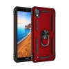 Durukar®   Redmi 7A Kılıf Sofya Yüzüklü Silikon Kapak - Kırmızı