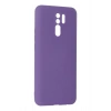 Durukar®   Redmi 9 Kılıf Nano içi Kadife Silikon - Mor