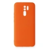 Durukar®   Redmi 9 Kılıf Nano içi Kadife Silikon - Turuncu